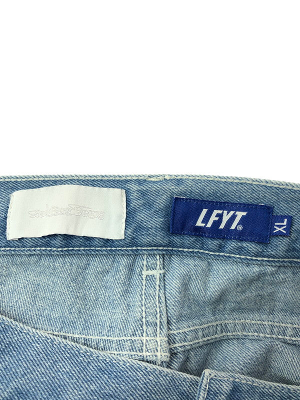 【中古品】【メンズ】 LFYT エルエフワイティー × SAURAS BEING ソーラス ビーイング SUPER BAGGIE DENIM PANTS LA241102 スーパー バギー デニム パンツ 153-260605-rt-16-tagh サイズ：XL カラー：ライトブルー 万代Net店