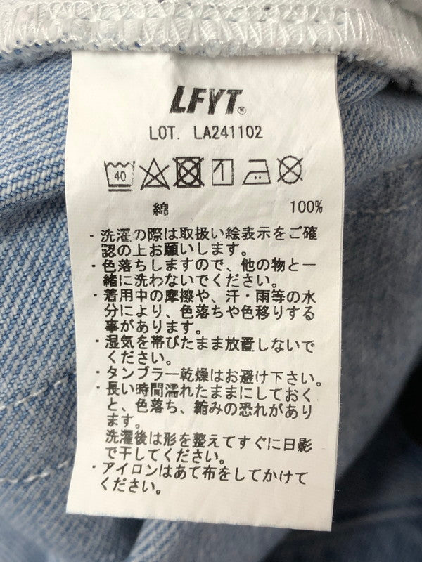 【中古品】【メンズ】 LFYT エルエフワイティー × SAURAS BEING ソーラス ビーイング SUPER BAGGIE DENIM PANTS LA241102 スーパー バギー デニム パンツ 153-260605-rt-16-tagh サイズ：XL カラー：ライトブルー 万代Net店