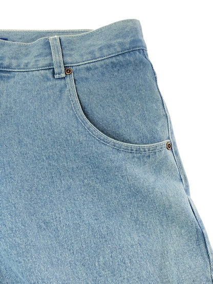【中古品】【メンズ】 LFYT エルエフワイティー × SAURAS BEING ソーラス ビーイング SUPER BAGGIE DENIM PANTS LA241102 スーパー バギー デニム パンツ 153-260605-rt-16-tagh サイズ：XL カラー：ライトブルー 万代Net店