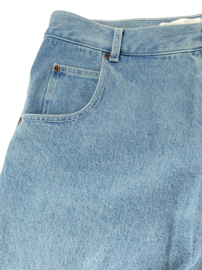 【中古品】【メンズ】 LFYT エルエフワイティー × SAURAS BEING ソーラス ビーイング SUPER BAGGIE DENIM PANTS LA241102 スーパー バギー デニム パンツ 153-260605-rt-16-tagh サイズ：XL カラー：ライトブルー 万代Net店