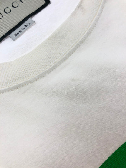 【中古品】【メンズ】 GUCCI グッチ 20SS INTERLOCKING G OVER SIZED TEE 565806-XJBAU インター ロッキング G オーバーサイズ Tシャツ トップス 183-260604-rt-12-tagh サイズ：L カラー：ホワイト 万代Net店