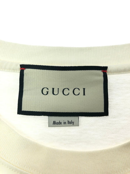 【中古品】【メンズ】 GUCCI グッチ 20SS INTERLOCKING G OVER SIZED TEE 565806-XJBAU インター ロッキング G オーバーサイズ Tシャツ トップス 183-260604-rt-12-tagh サイズ：L カラー：ホワイト 万代Net店