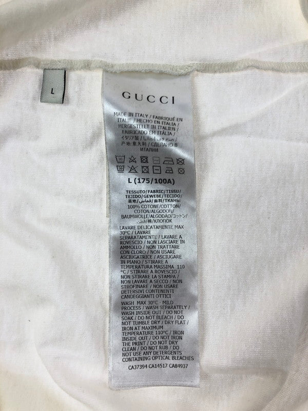 【中古品】【メンズ】 GUCCI グッチ 20SS INTERLOCKING G OVER SIZED TEE 565806-XJBAU インター ロッキング G オーバーサイズ Tシャツ トップス 183-260604-rt-12-tagh サイズ：L カラー：ホワイト 万代Net店