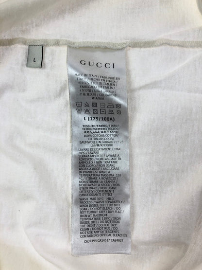 【中古品】【メンズ】 GUCCI グッチ 20SS INTERLOCKING G OVER SIZED TEE 565806-XJBAU インター ロッキング G オーバーサイズ Tシャツ トップス 183-260604-rt-12-tagh サイズ：L カラー：ホワイト 万代Net店
