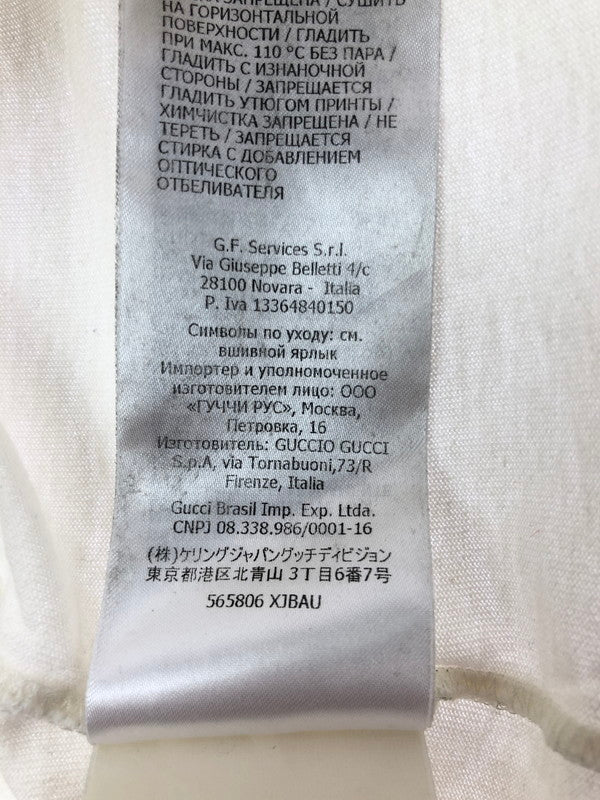 【中古品】【メンズ】 GUCCI グッチ 20SS INTERLOCKING G OVER SIZED TEE 565806-XJBAU インター ロッキング G オーバーサイズ Tシャツ トップス 183-260604-rt-12-tagh サイズ：L カラー：ホワイト 万代Net店