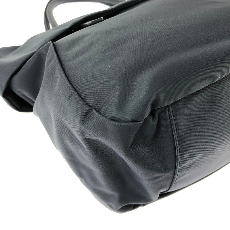 【中古品】【レディース】 AGNES B. アニエスベー NYLON TOTE BAG HS37A-01 ナイロン トートバッグ ハンドバッグ カバン 188-260616-na-01-tagh カラー：ネイビー 万代Net店