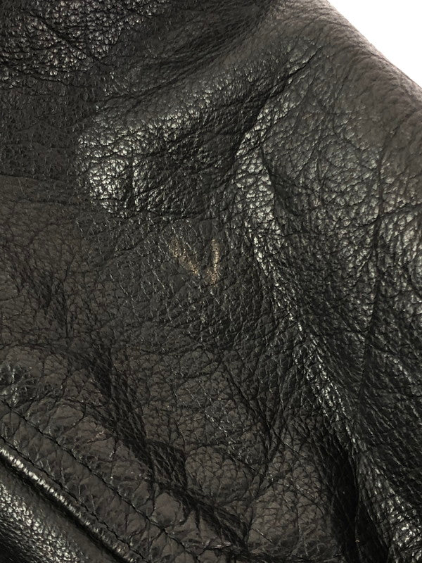 【中古品】【メンズ】 GQ-FORD ジーキュー フォード WOOL LEATHER STADIUM JACKET 127219 ウール レザー スタジアム ジャケット アウター 147-260605-rt-13-tagh サイズ：M カラー：ブラウン/ブラック 万代Net店
