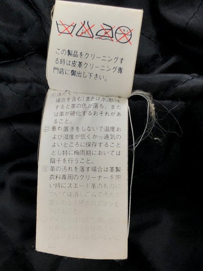 【中古品】【メンズ】 GQ-FORD ジーキュー フォード WOOL LEATHER STADIUM JACKET 127219 ウール レザー スタジアム ジャケット アウター 147-260605-rt-13-tagh サイズ：M カラー：ブラウン/ブラック 万代Net店