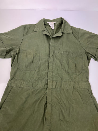 【中古品】【メンズ】 J.C. Penney BIG MAC ジェイシーペニー ビッグマック PENN DACRON COVERALLS ペンダクロン カバーオールズ オールインワン ツナギ 半袖 178-260620-kk-10-hon サイズ：42 カラー：オリーブ 万代Net店