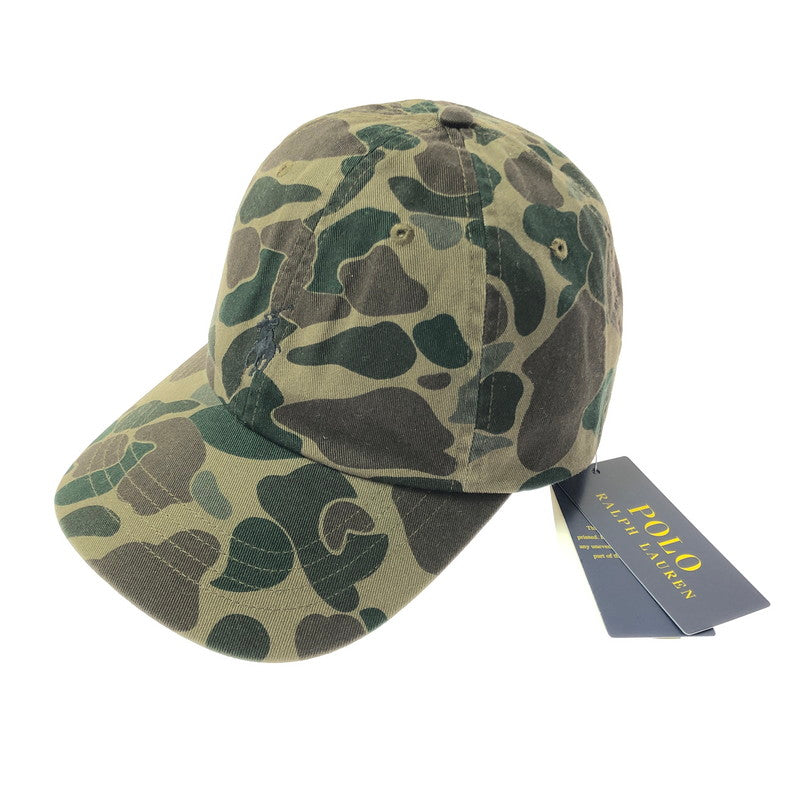 【中古美品】【メンズ】 POLO RALPH LAUREN ポロ ラルフローレン BASEBALL CAP ベースボール キャップ 帽子 185-260620-na-05-tagh サイズ：ONE SIZE カラー：カモ 万代Net店