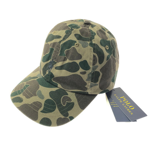 【中古美品】【メンズ】 POLO RALPH LAUREN ポロ ラルフローレン BASEBALL CAP ベースボール キャップ 帽子 185-260620-na-05-tagh サイズ：ONE SIZE カラー：カモ 万代Net店
