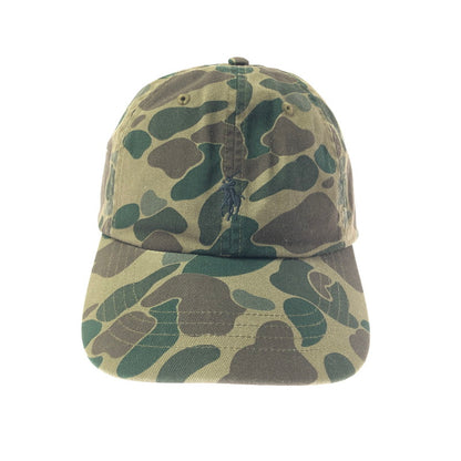 【中古美品】【メンズ】 POLO RALPH LAUREN ポロ ラルフローレン BASEBALL CAP ベースボール キャップ 帽子 185-260620-na-05-tagh サイズ：ONE SIZE カラー：カモ 万代Net店