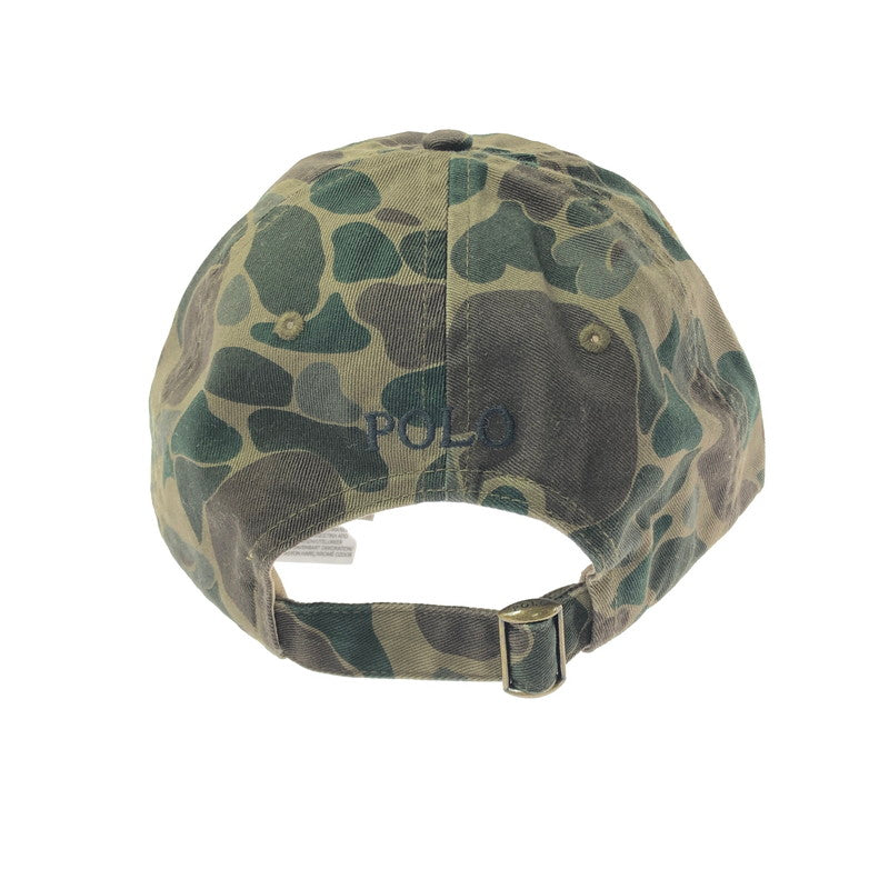 【中古美品】【メンズ】 POLO RALPH LAUREN ポロ ラルフローレン BASEBALL CAP ベースボール キャップ 帽子 185-260620-na-05-tagh サイズ：ONE SIZE カラー：カモ 万代Net店