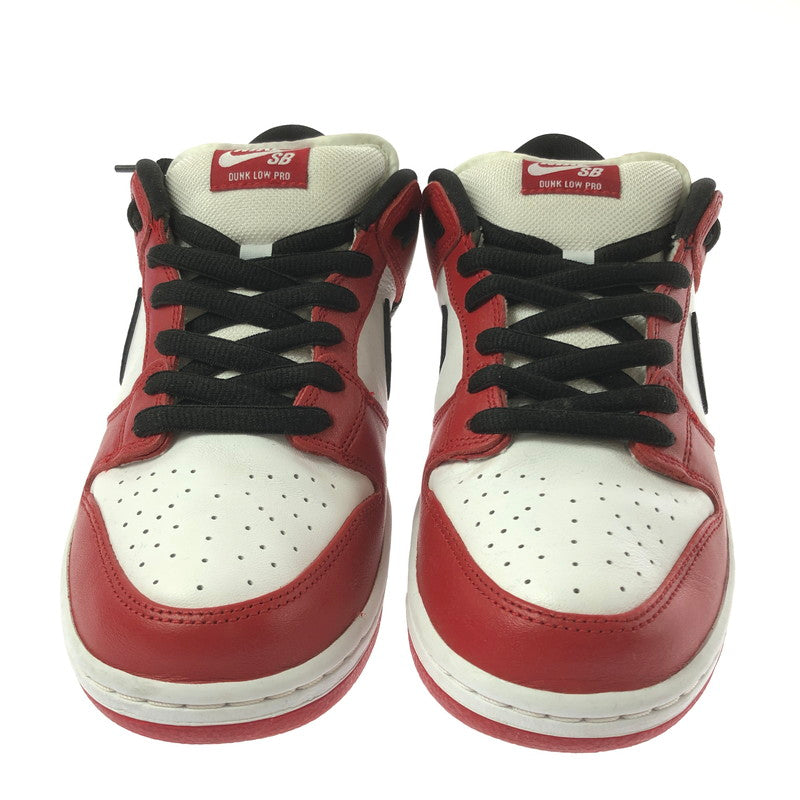 【中古品】【メンズ】 NIKE SB ナイキ エスビー DUNK LOW PRO BQ6817-600 ダンク ロー プロ スニーカー 靴 160-260612-na-03-tagh サイズ：27.5cm US 9.5 カラー：CHICAGO VARSITY RED/BLACK-WHITE 万代Net店