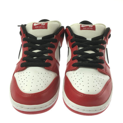 【中古品】【メンズ】 NIKE SB ナイキ エスビー DUNK LOW PRO BQ6817-600 ダンク ロー プロ スニーカー 靴 160-260612-na-03-tagh サイズ：27.5cm US 9.5 カラー：CHICAGO VARSITY RED/BLACK-WHITE 万代Net店