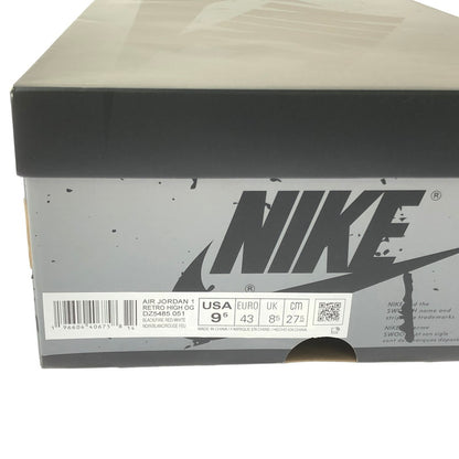 【中古品】【メンズ】 NIKE ナイキ AIR JORDAN 1 RETRO HIGH OG DZ5485-051 エアジョーダン 1 レトロ ハイ スニーカー 靴 160-260612-na-01-tagh サイズ：27.5cm US 9.5 カラー：BLACK/FIRE RED-WHITE-LT SMOKE GREY 万代Net店