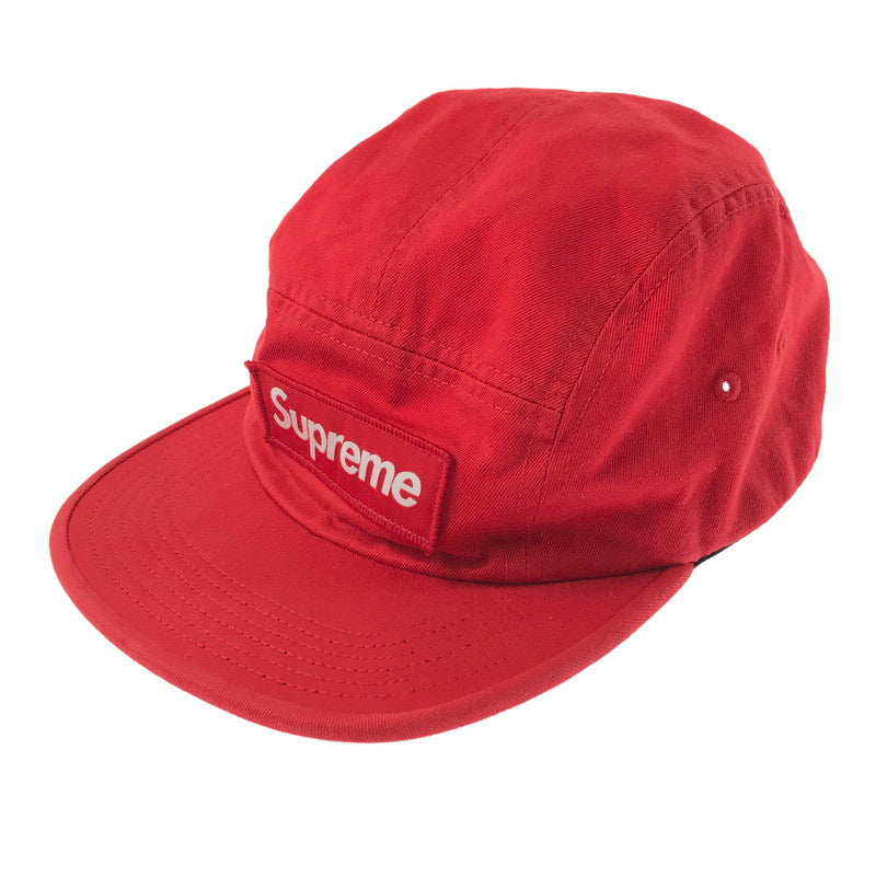 【中古品】【メンズ】 SUPREME シュプリーム 16AW WASHED CHINO TWILL CAMP CAP ウォッシュド チノ ツイル キャンプ キャップ 帽子 185-260609-na-04-tagh カラー：レッド 万代Net店
