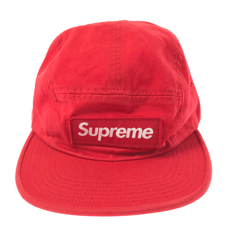 【中古品】【メンズ】 SUPREME シュプリーム 16AW WASHED CHINO TWILL CAMP CAP ウォッシュド チノ ツイル キャンプ キャップ 帽子 185-260609-na-04-tagh カラー：レッド 万代Net店
