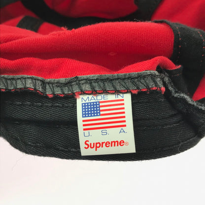 【中古品】【メンズ】 SUPREME シュプリーム 16AW WASHED CHINO TWILL CAMP CAP ウォッシュド チノ ツイル キャンプ キャップ 帽子 185-260609-na-04-tagh カラー：レッド 万代Net店