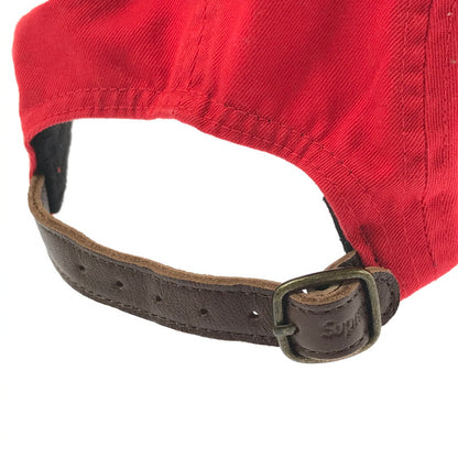 【中古品】【メンズ】 SUPREME シュプリーム 16AW WASHED CHINO TWILL CAMP CAP ウォッシュド チノ ツイル キャンプ キャップ 帽子 185-260609-na-04-tagh カラー：レッド 万代Net店
