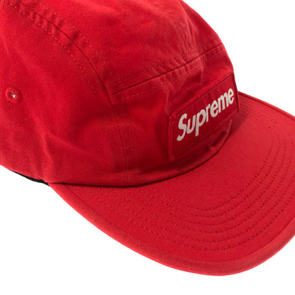 【中古品】【メンズ】 SUPREME シュプリーム 16AW WASHED CHINO TWILL CAMP CAP ウォッシュド チノ ツイル キャンプ キャップ 帽子 185-260609-na-04-tagh カラー：レッド 万代Net店