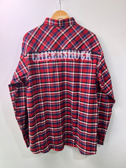 【中古美品】【メンズ】 ROLLING CRADLE ローリングクレイドル RAKURAI NEL RC-NS703 ラクライネル 長袖シャツ トップス 178-260620-kk-04-hon サイズ：XXL カラー：RED 万代Net店