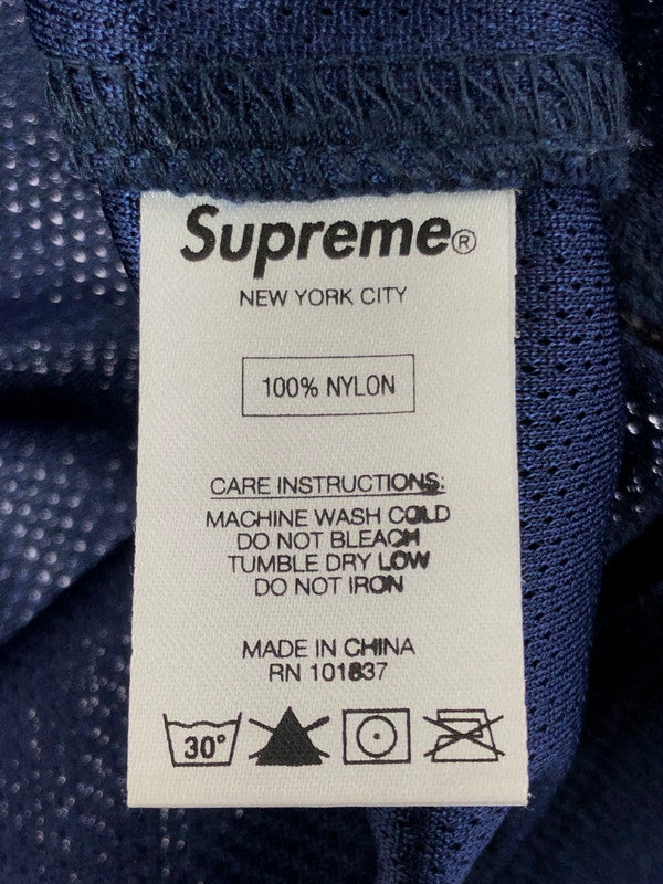 【中古品】【メンズ】 SUPREME シュプリーム 15SS MESH VARSITY JACKET メッシュ バーシティー ジャケット アウター 149-260610-rt-15-tagh サイズ：L カラー：ブラック 万代Net店