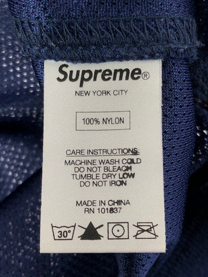 【中古品】【メンズ】 SUPREME シュプリーム 15SS MESH VARSITY JACKET メッシュ バーシティー ジャケット アウター 149-260610-rt-15-tagh サイズ：L カラー：ブラック 万代Net店
