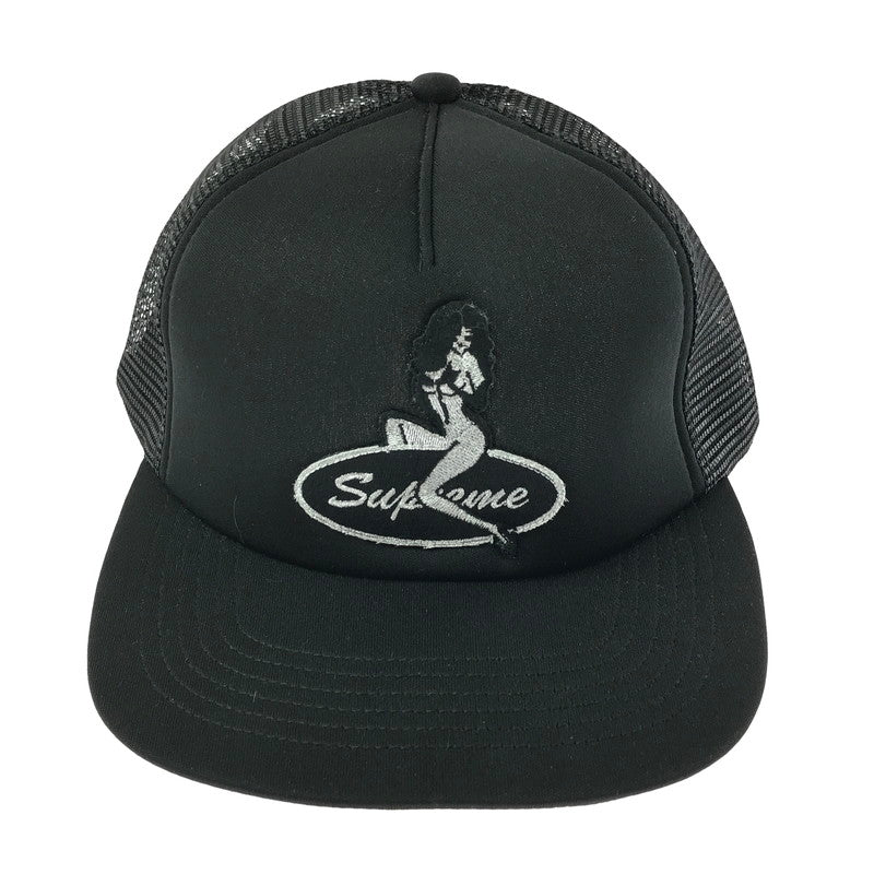 【中古品】【メンズ】 SUPREME シュプリーム 25AW PINUP MESH BACK 5-PANEL ピンアップ メッシュ バック 5パネル キャップ 帽子 185-260609-na-01-tagh サイズ：ONE SIZE/58cm カラー：ブラック 万代Net店