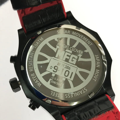 【中古品】【メンズ】 ANGEL CLOVER エンジェル クローバー × 頭文字D イニシャルD コラボ 連載30周年記念 藤原拓海 × TOYOTA AE86モデル 腕時計 197-260621-rt-29-tagh カラー：レッド/ブラック 万代Net店