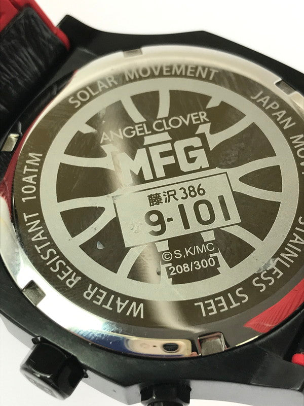 【中古品】【メンズ】 ANGEL CLOVER エンジェル クローバー × 頭文字D イニシャルD コラボ 連載30周年記念 藤原拓海 × TOYOTA AE86モデル 腕時計 197-260621-rt-29-tagh カラー：レッド/ブラック 万代Net店