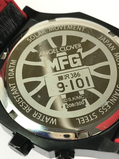 【中古品】【メンズ】 ANGEL CLOVER エンジェル クローバー × 頭文字D イニシャルD コラボ 連載30周年記念 藤原拓海 × TOYOTA AE86モデル 腕時計 197-260621-rt-29-tagh カラー：レッド/ブラック 万代Net店