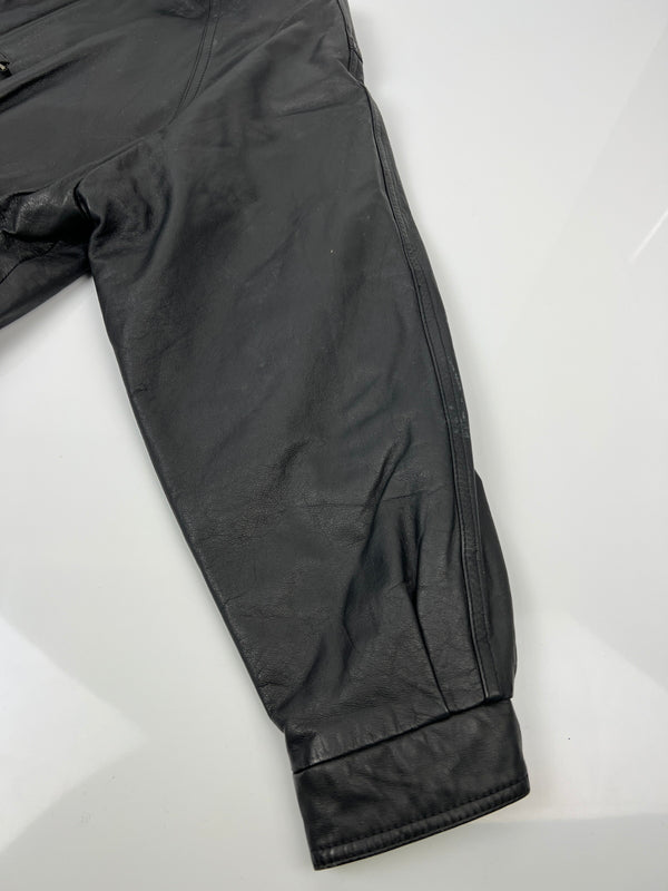 【中古品】【メンズ】 AWURQUERQUE アルバカーキ LEATHER BLOUSON レザーブルゾン アウター ハーフコート ジャケット 178-260620-kk-13-hon サイズ：M カラー：BLACK 万代Net店