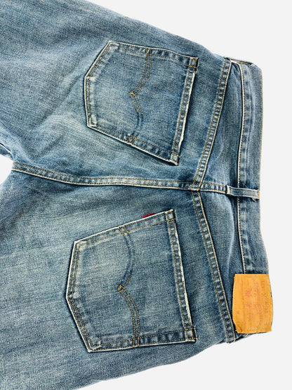 【中古品】【メンズ】 LEVI'S リーバイス VINTAGE CLOTHING 71501 DENIM PANTS 71501 デニムパンツ 復刻 03年製 ボタン裏刻印J22 日本製 ジーンズ ボトムス 156-260703-YY-07-tagh サイズ：W34 カラー：ブルー 万代Net店