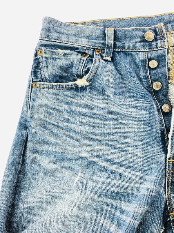 【中古品】【メンズ】 LEVI'S リーバイス VINTAGE CLOTHING 71501 DENIM PANTS 71501 デニムパンツ 復刻 03年製 ボタン裏刻印J22 日本製 ジーンズ ボトムス 156-260703-YY-07-tagh サイズ：W34 カラー：ブルー 万代Net店