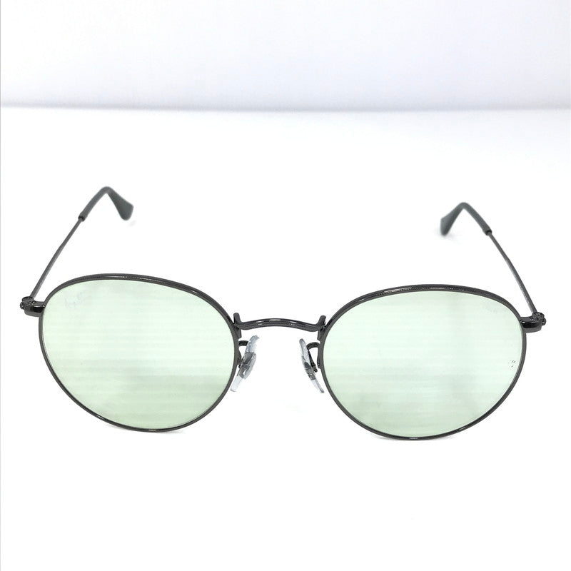 【中古品】【メンズ】 RAY-BAN レイバン ROUND METAL RB3447 ラウンド メタル サングラス アイウェア アクセサリー 203-260608-na-05-tagh サイズ：50ロ21 145 カラー：シルバー系 万代Net店