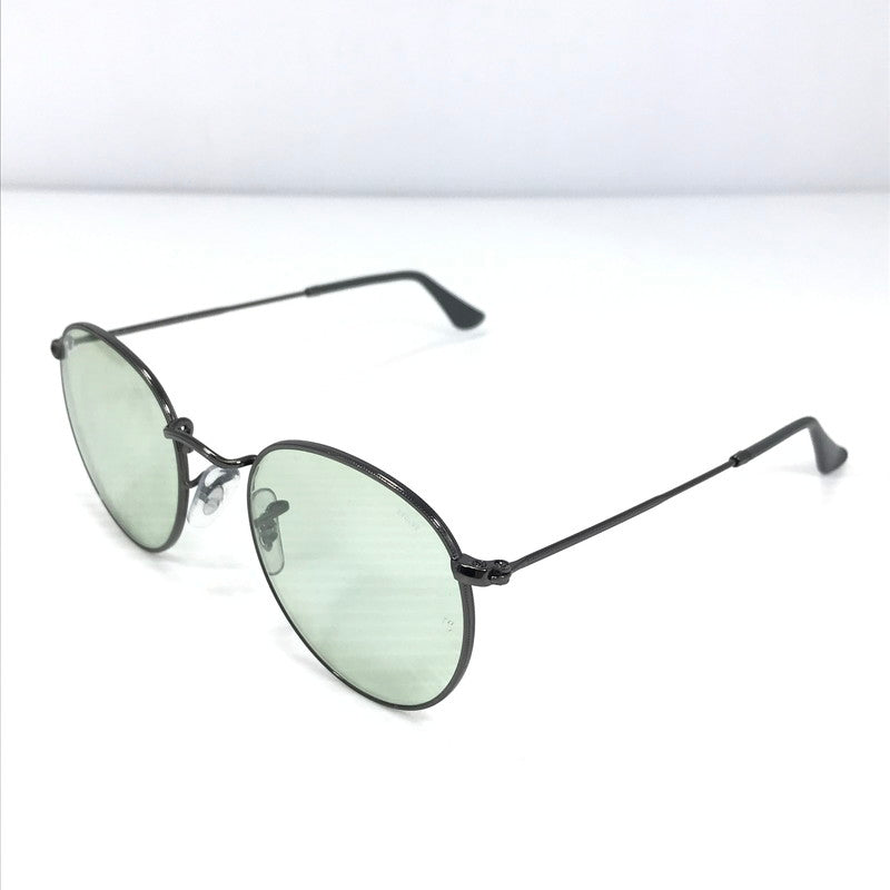 【中古品】【メンズ】 RAY-BAN レイバン ROUND METAL RB3447 ラウンド メタル サングラス アイウェア アクセサリー 203-260608-na-05-tagh サイズ：50ロ21 145 カラー：シルバー系 万代Net店