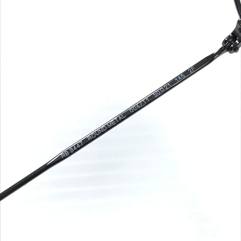 【中古品】【メンズ】 RAY-BAN レイバン ROUND METAL RB3447 ラウンド メタル サングラス アイウェア アクセサリー 203-260608-na-05-tagh サイズ：50ロ21 145 カラー：シルバー系 万代Net店