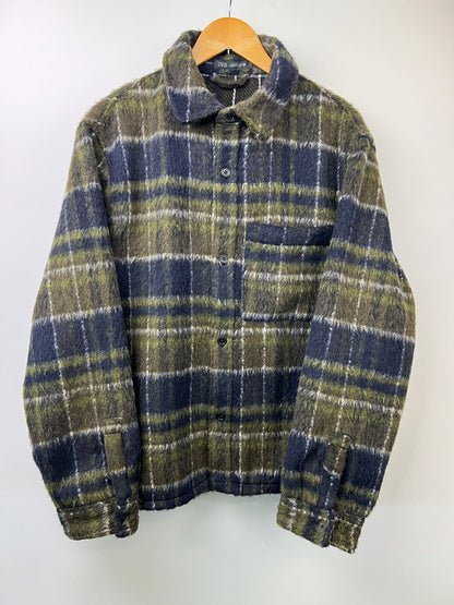 【中古品】【メンズ】 ZARA ザラ FAUX FUR OVERSHIRT フェイクファー オーバーシャツジャケット ライトアウター トップス 178-260620-kk-12-hon サイズ：XL カラー：グリーン系 万代Net店