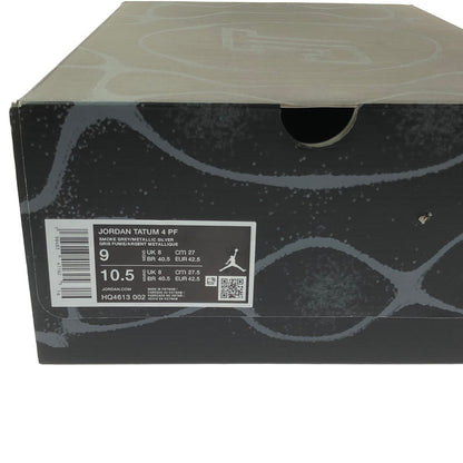 【現状渡し品】【メンズ】 NIKE ナイキ JORDAN TATUM 4 HQ4613-002 テイタム 4 スニーカー 靴 160-260612-na-02-tagh サイズ：27cm US 9 カラー：SMOKE GREY/METALLIC SILVER-ANTHRACITE 万代Net店