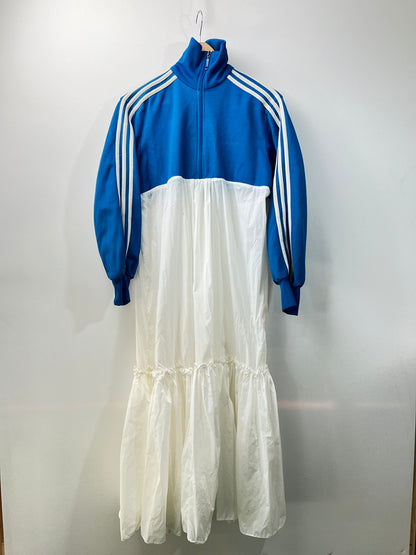 【中古品】【レディース】 CONCEPT STORE コンセプトストア adidas JERSEY REMAKE ONE-PEACE アディダス ジャージリメイクワンピース トップス オールインワン 178-260620-kk-09-hon サイズ：S カラー：BLUE/WHITE 万代Net店