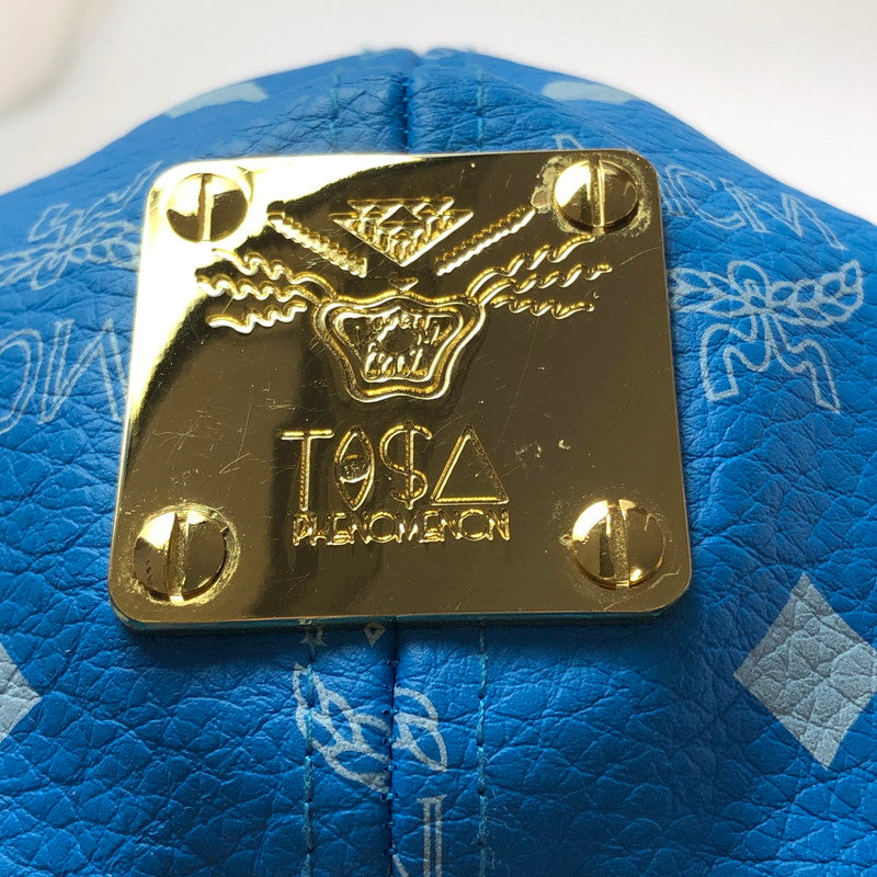【中古品】【メンズ】 MCM エムシーエム × PHENOMENON フェノメノン × NEWERA ニューエラ CAP キャップ 帽子 185-260620-na-01-tagh サイズ：L (7 1/2 59.6cm) カラー：ブルー 万代Net店
