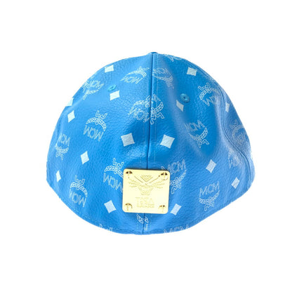 【中古品】【メンズ】 MCM エムシーエム × PHENOMENON フェノメノン × NEWERA ニューエラ CAP キャップ 帽子 185-260620-na-01-tagh サイズ：L (7 1/2 59.6cm) カラー：ブルー 万代Net店