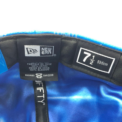 【中古品】【メンズ】 MCM エムシーエム × PHENOMENON フェノメノン × NEWERA ニューエラ CAP キャップ 帽子 185-260620-na-01-tagh サイズ：L (7 1/2 59.6cm) カラー：ブルー 万代Net店