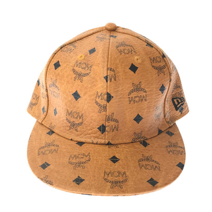 【中古品】【メンズ】 MCM エムシーエム × TISA PHENOMENON ティサ フェノメノン × NEWERA ニューエラ CAP 59FIFTY 帽子 185-260611-rt-10-tagh カラー：ブラウン 万代Net店
