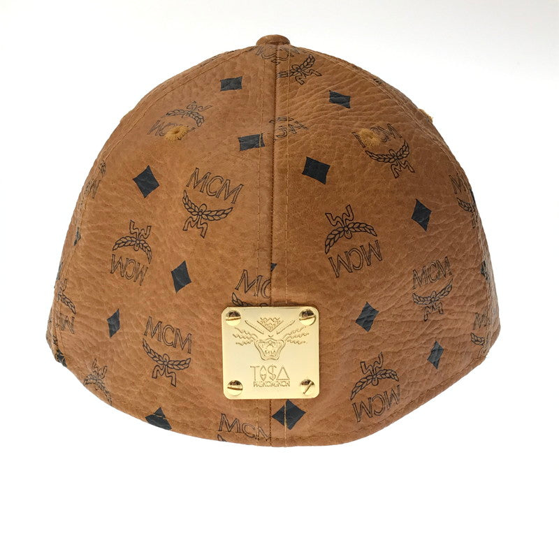 【中古品】【メンズ】 MCM エムシーエム × TISA PHENOMENON ティサ フェノメノン × NEWERA ニューエラ CAP 59FIFTY 帽子 185-260611-rt-10-tagh カラー：ブラウン 万代Net店