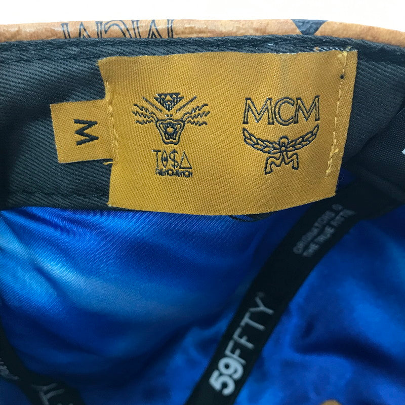 【中古品】【メンズ】 MCM エムシーエム × TISA PHENOMENON ティサ フェノメノン × NEWERA ニューエラ CAP 59FIFTY 帽子 185-260611-rt-10-tagh カラー：ブラウン 万代Net店