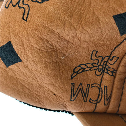 【中古品】【メンズ】 MCM エムシーエム × PHENOMENON フェノメノン LEATHER CAPMCMBCP-001 レザー キャップ 帽子 185-260611-rt-09-tagh カラー：ブラウン 万代Net店