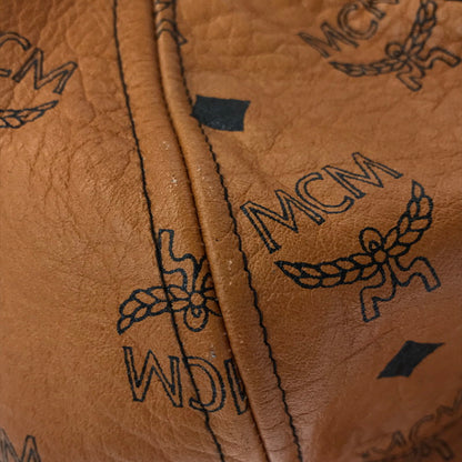 【中古品】【メンズ】 MCM エムシーエム × PHENOMENON フェノメノン LEATHER CAPMCMBCP-001 レザー キャップ 帽子 185-260611-rt-09-tagh カラー：ブラウン 万代Net店