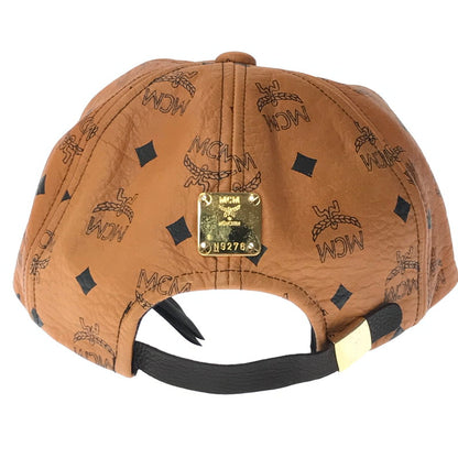 【中古品】【メンズ】 MCM エムシーエム × PHENOMENON フェノメノン LEATHER CAPMCMBCP-001 レザー キャップ 帽子 185-260611-rt-09-tagh カラー：ブラウン 万代Net店